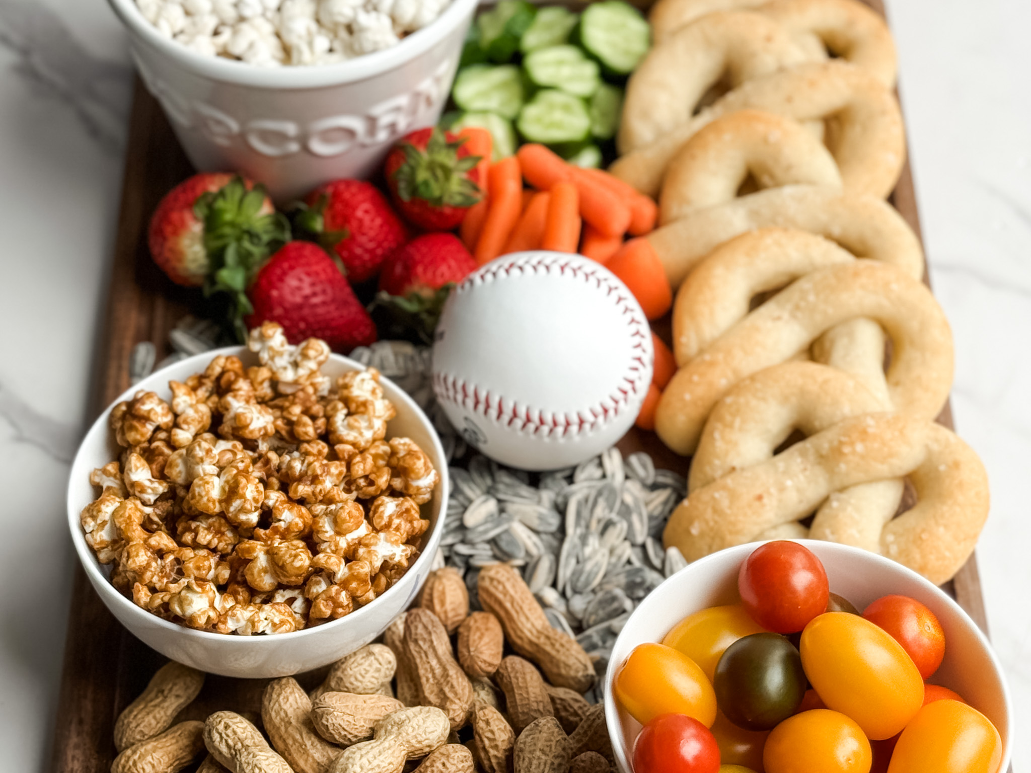 Baseball Snacking Healthy Baseball Snack Board - Healthy Holme