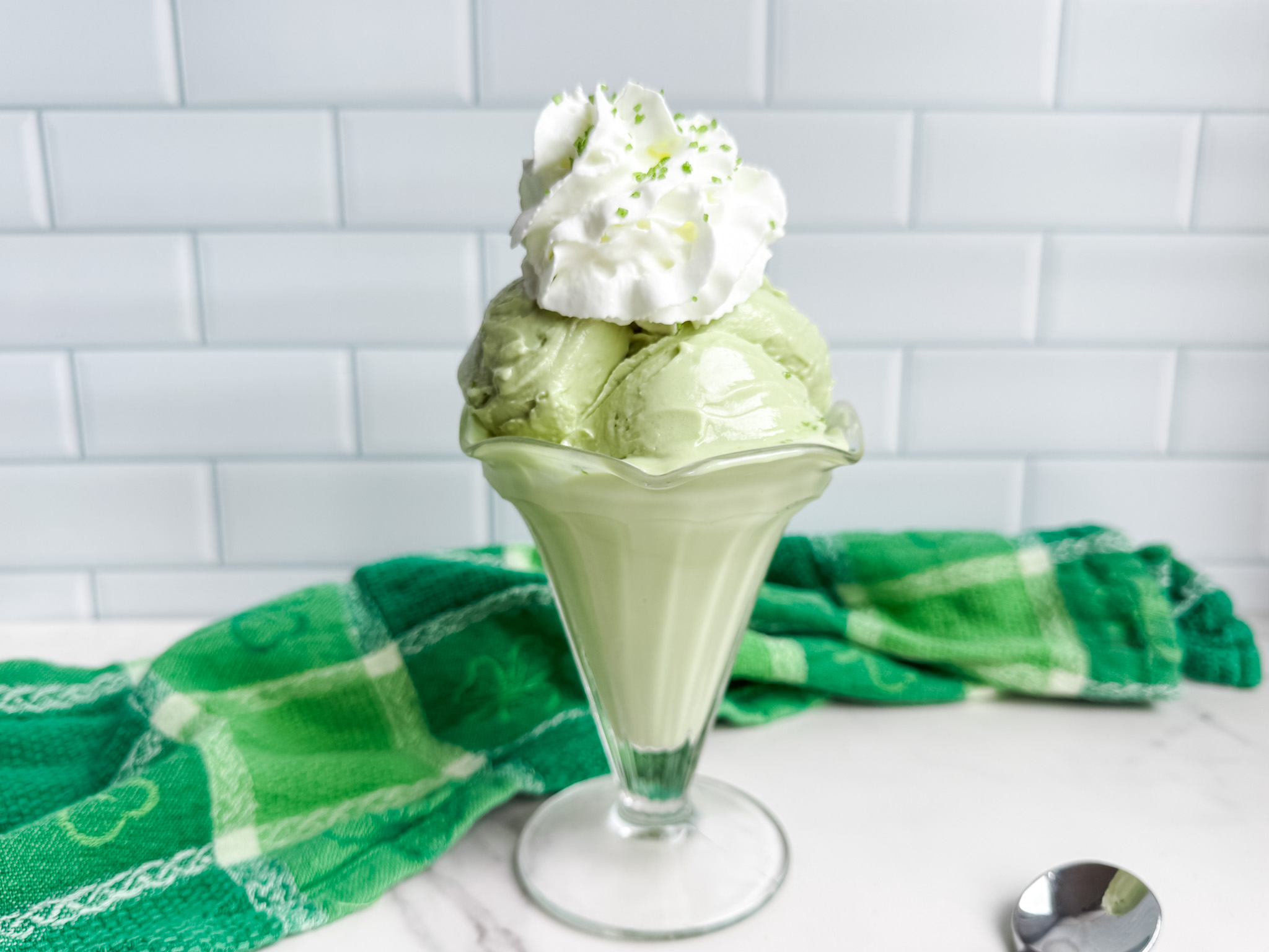 Shamrock Shake Protein Ice Cream (Ninja Creami Recipe) - Healthy Holme